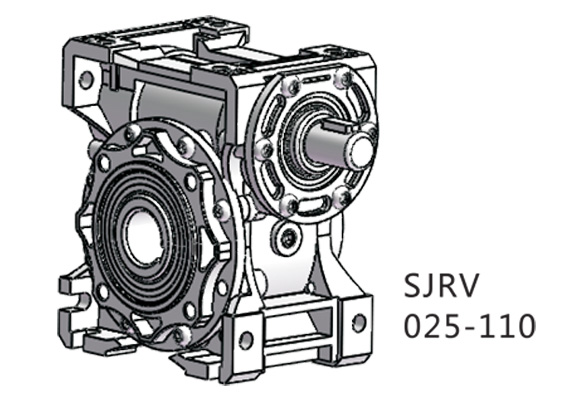 SJRV 025-110帶法蘭蝸輪蝸桿減速機