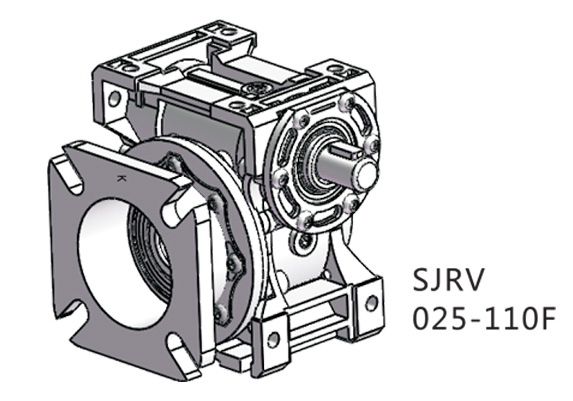 SJRV 025-110F帶法蘭蝸輪蝸桿減速機